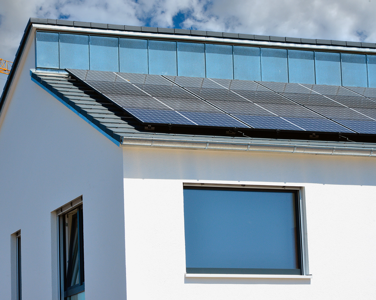 Pultdach Bonn PV Anlage