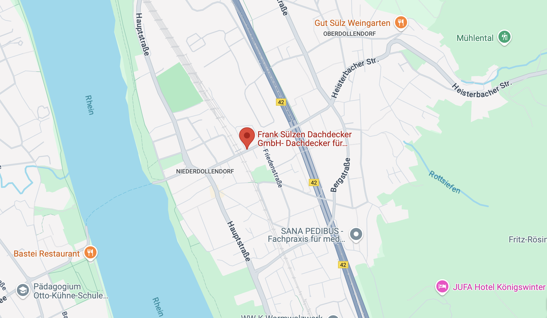 Frank sülzen GmbH maps Bonn